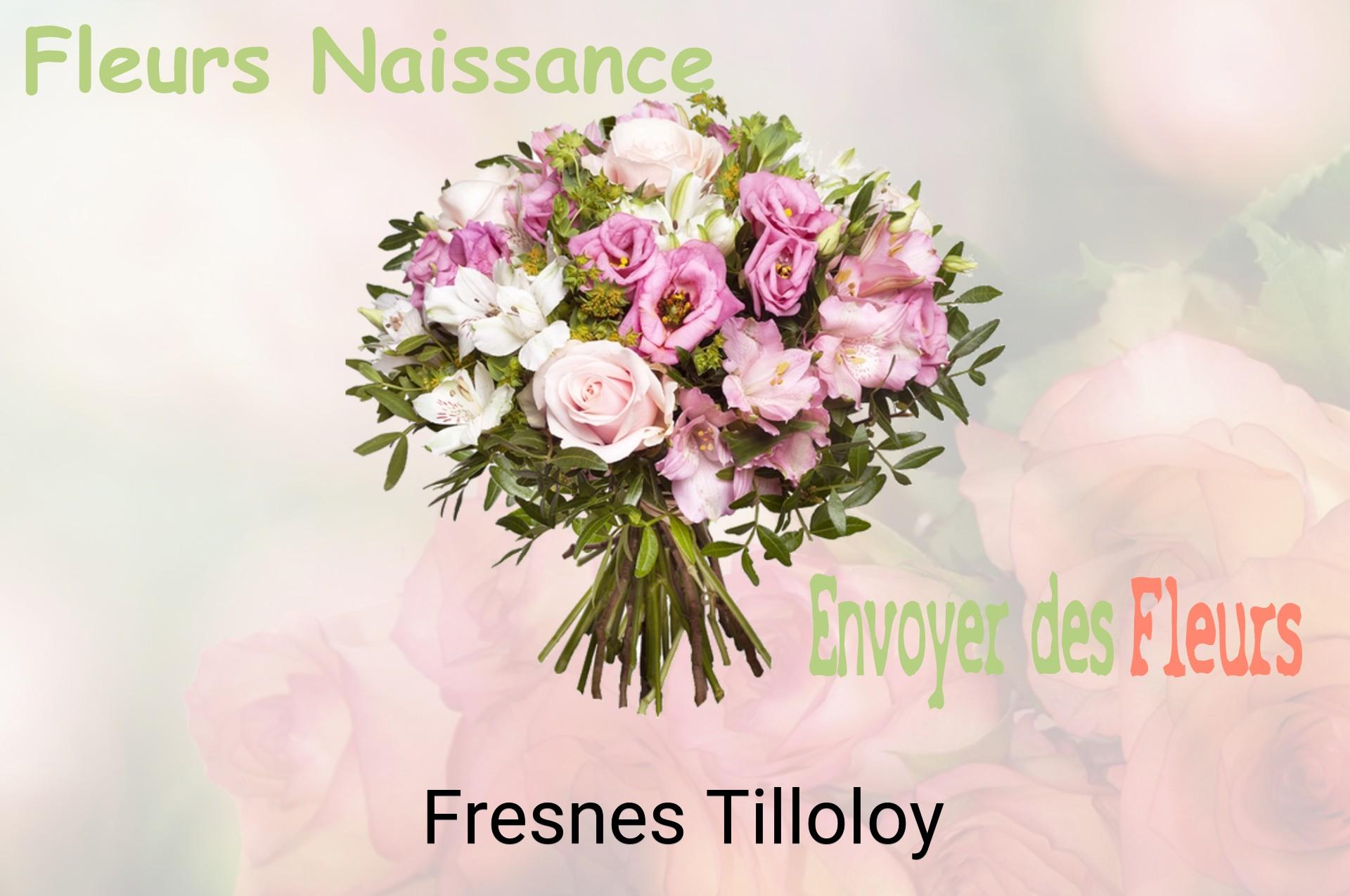 Bouquet de fleurs de naissance livré à Fresnes-Tilloloy